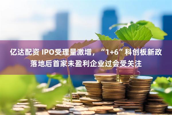 亿达配资 IPO受理量激增，“1+6”科创板新政落地后首家未盈利企业过会受关注