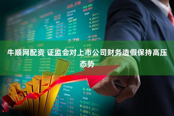 牛顺网配资 证监会对上市公司财务造假保持高压态势